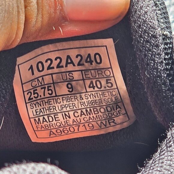 Asics Gel Torrance Trail Womens Size 9 Black Orange Running Shoes Trail Hiking - Picture 6 of 14